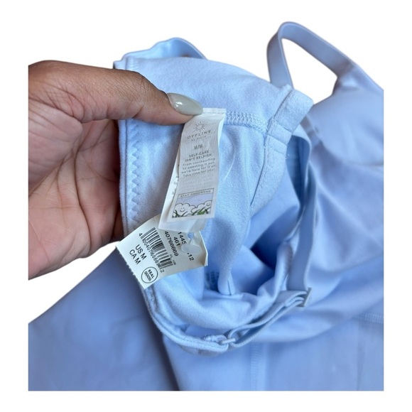 Offline By Aerie The Hugger Scoop Neck Unitard Romper Size M Baby Blue - Picture 6 of 8